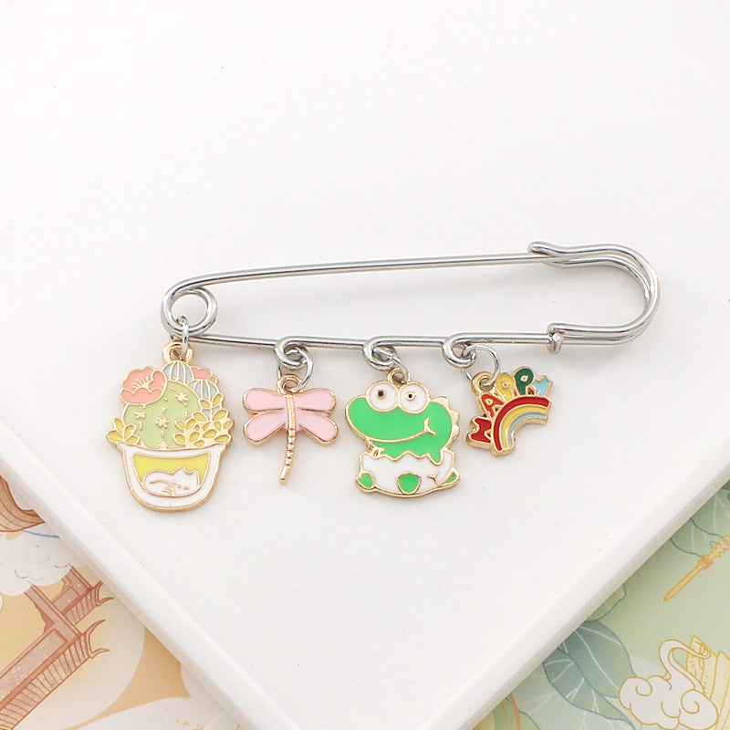 Alloy cartoon animal brooch (Minimo de compra 2) MIC-LiY007