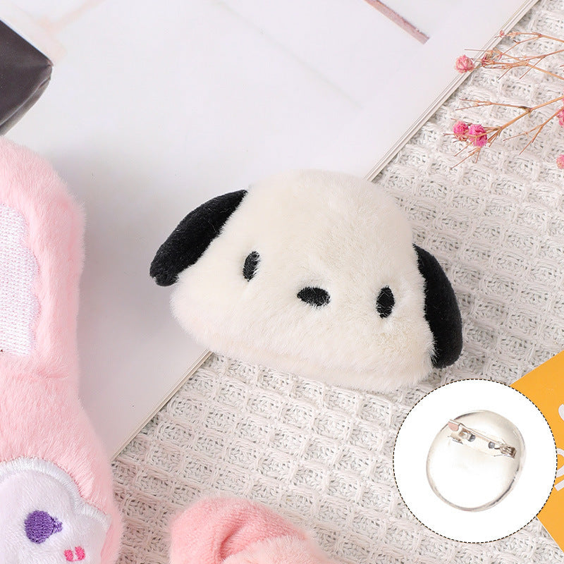 Plush cartoon cute brooch MIC-ZhanY006