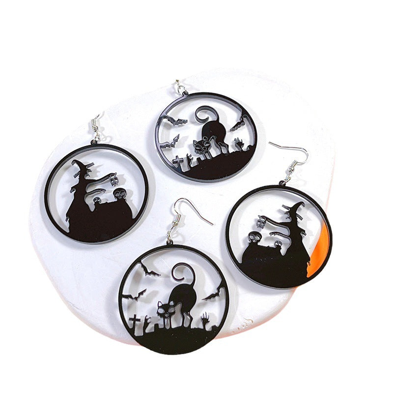 Acrylic New Halloween Collection Earrings PinH015