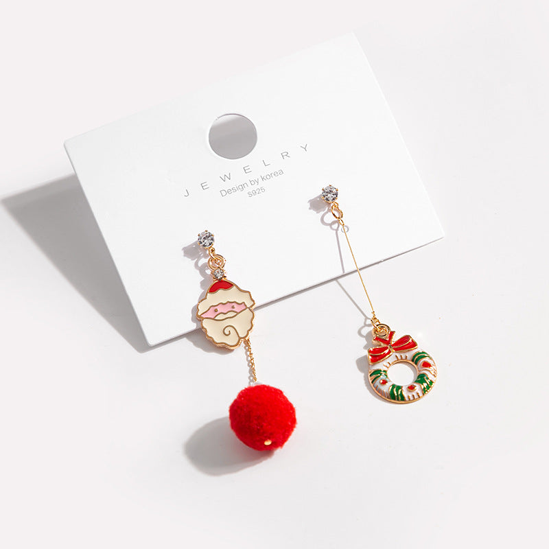 Alloy Christmas series earrings (Minimo de Compra 2) MIC-MDD090