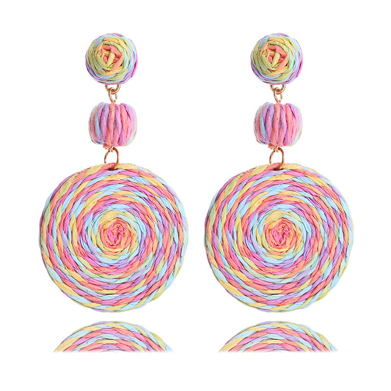 Acrylic Lafite Earrings MIC-ChouT010