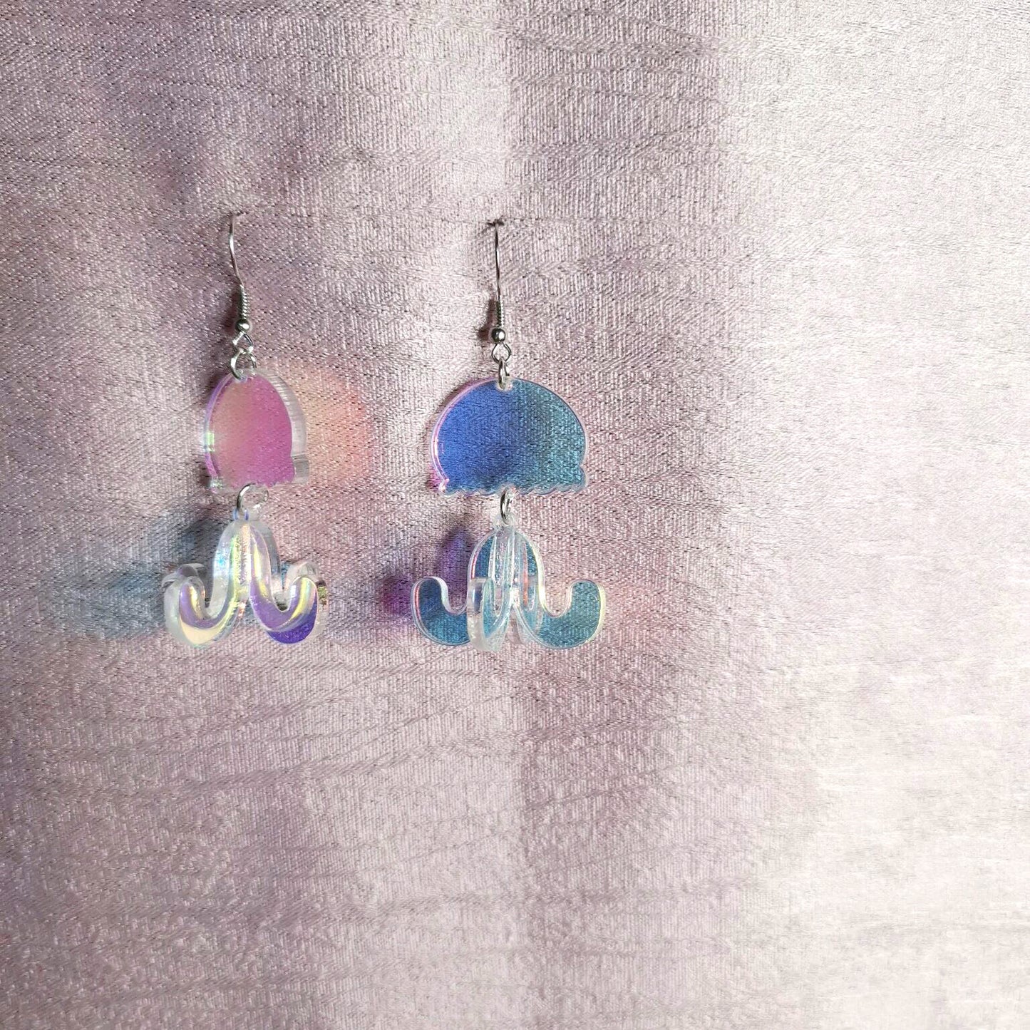 Acrylic octopus jellyfish earrings MIC-JiuT011