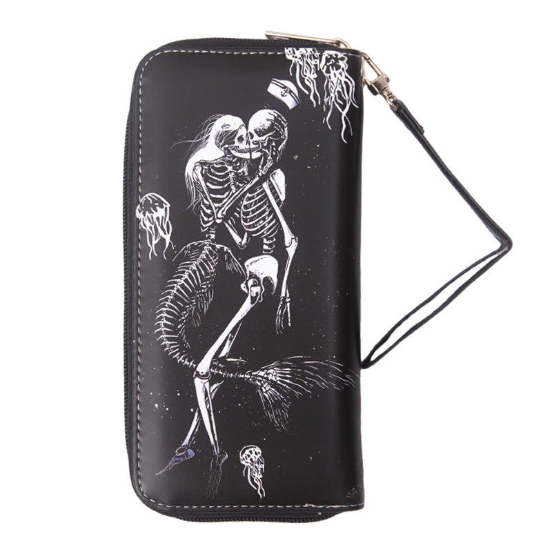 PU Funny Skull Wallet MIC-MaoM007