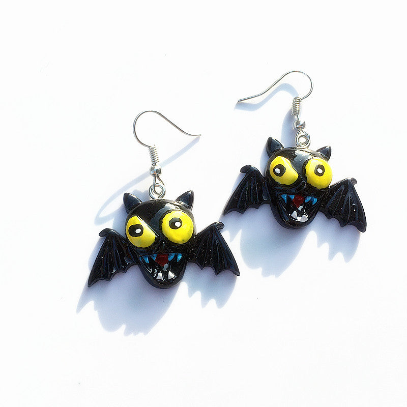 Acrylic funny Halloween earrings MIC-ChouT002