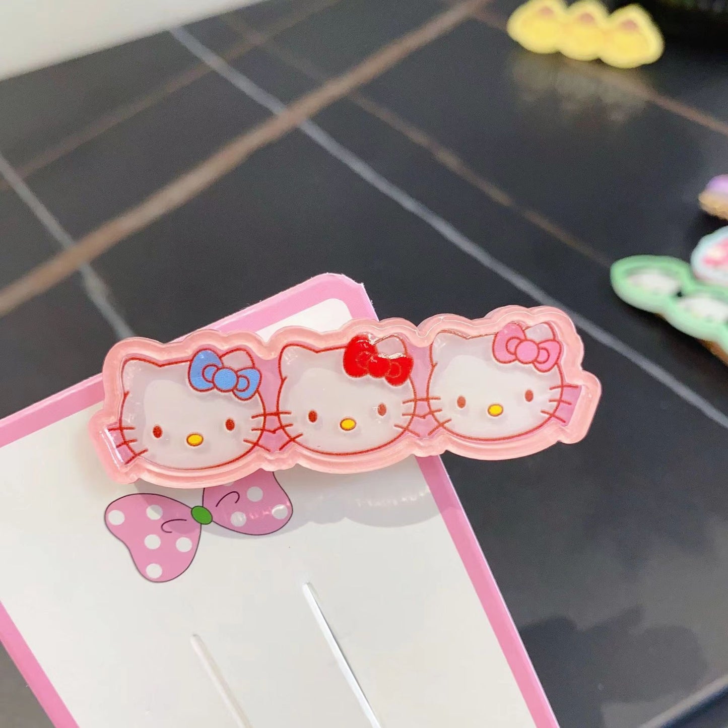 Plastic cartoon cute hair clip (Minimo de Compra 2)  MIC-YingZ004