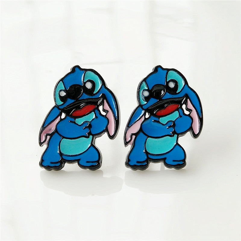 Alloy cartoon anime earrings (Minimo de Compra 5) MYA-KuB025