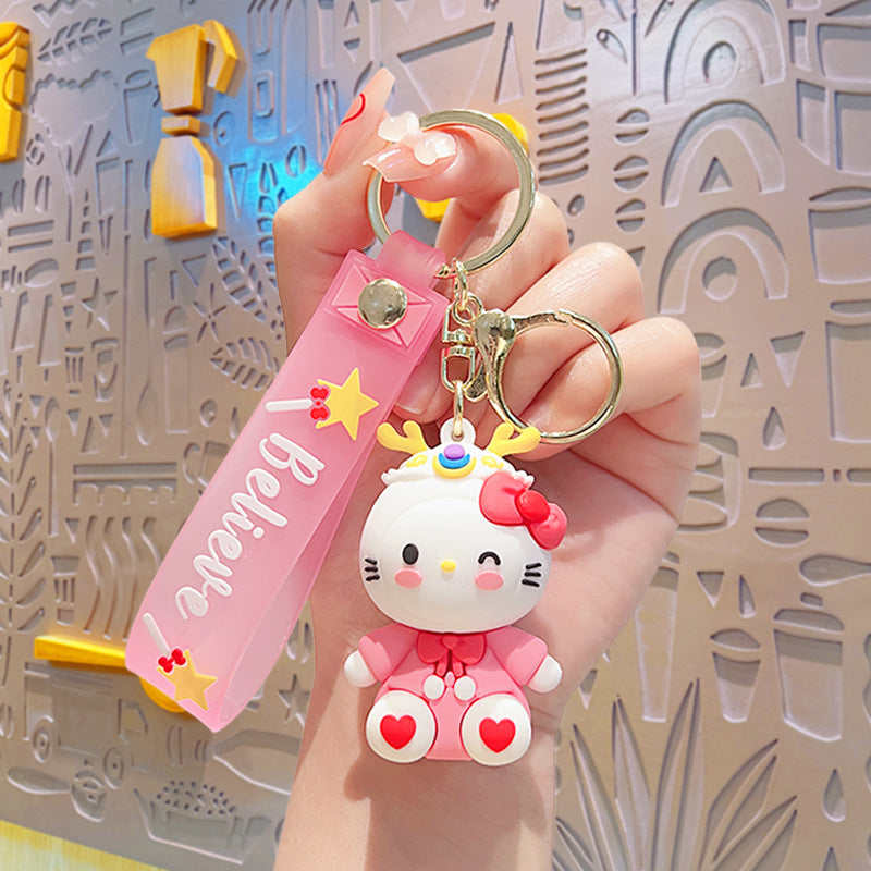 PVC cartoon cute pet cute keychain MIC-YiD040