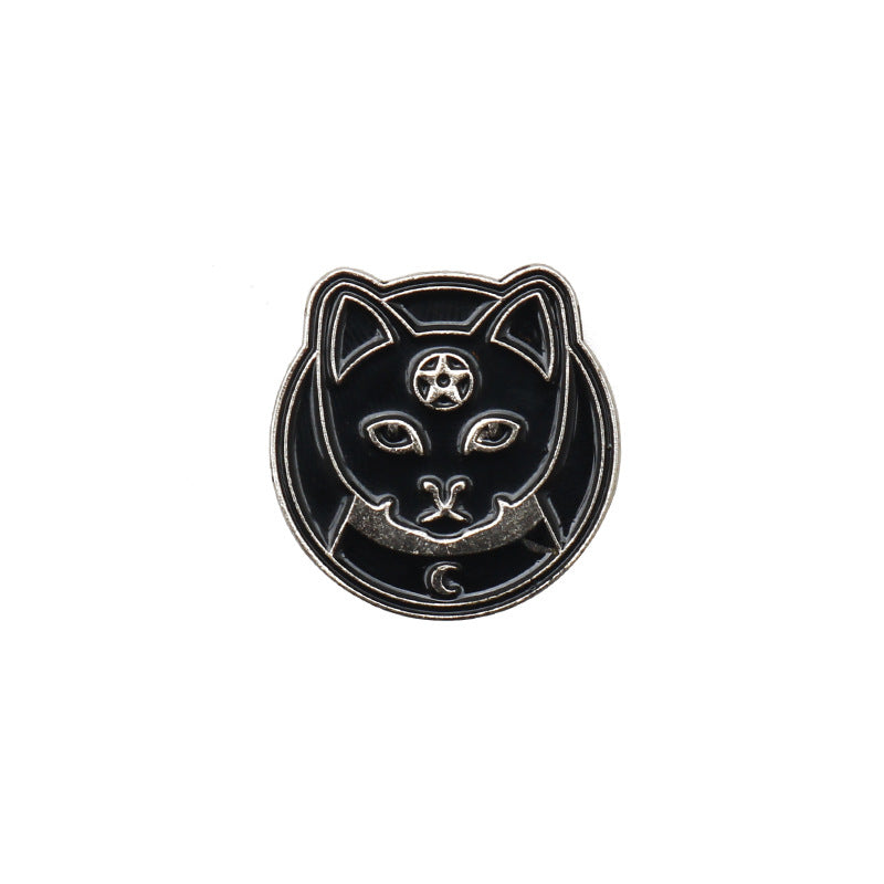 Alloy cartoon cat brooch MIC-AiWen037