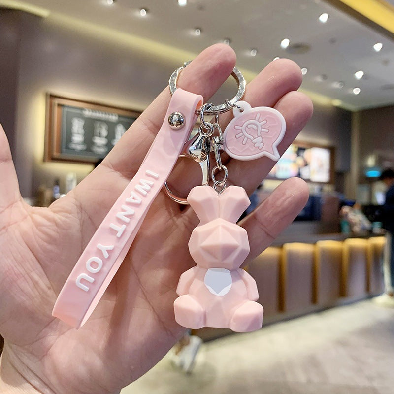 keychain Cute silicone doll pendant doll keychainMIC-JuJi001