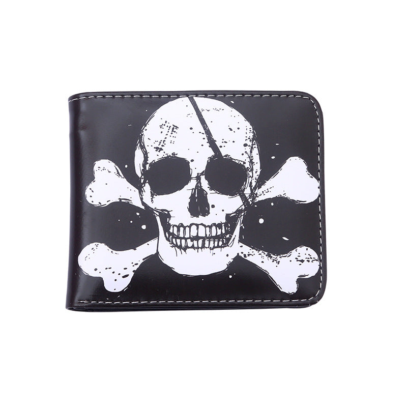 PU Funny Skull Wallet MIC-MaoM004