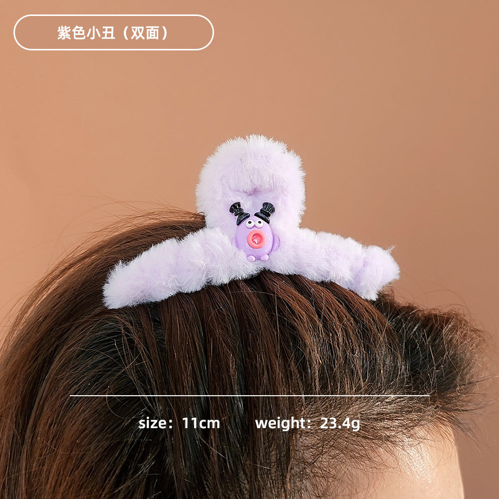 Plush cartoon cute hair clip MYA-WoD006