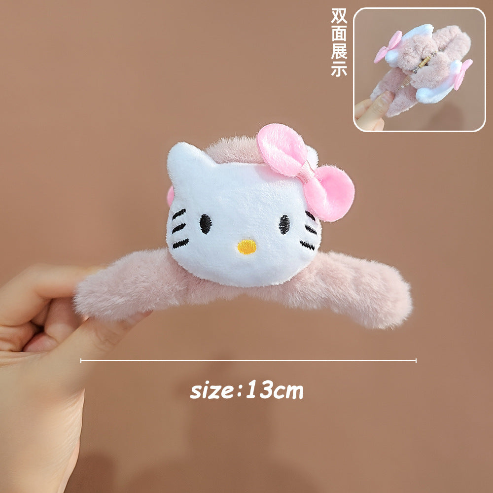 Plush cartoon cute hair clip MIC-WoD004