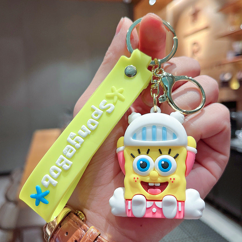 PVC cute sponge baby keychain MIC-XuanW015