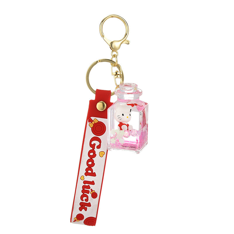 Keychain Acrylic Cute Cartoon Quicksand Bottle (S) MOQ≥2 MIC-XLu013