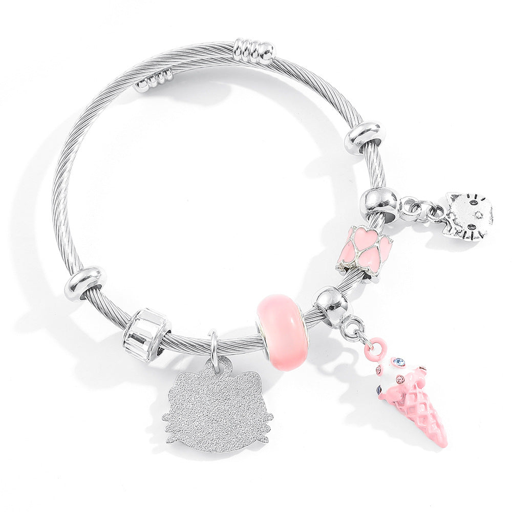 Alloy cartoon bracelet (Minimo de Compra 5) MIC-ZhuoX028