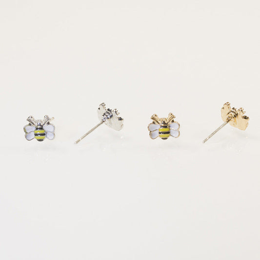 Alloy oil dripping bee earrings Minimo de compra 2 MIC-ZhongB006