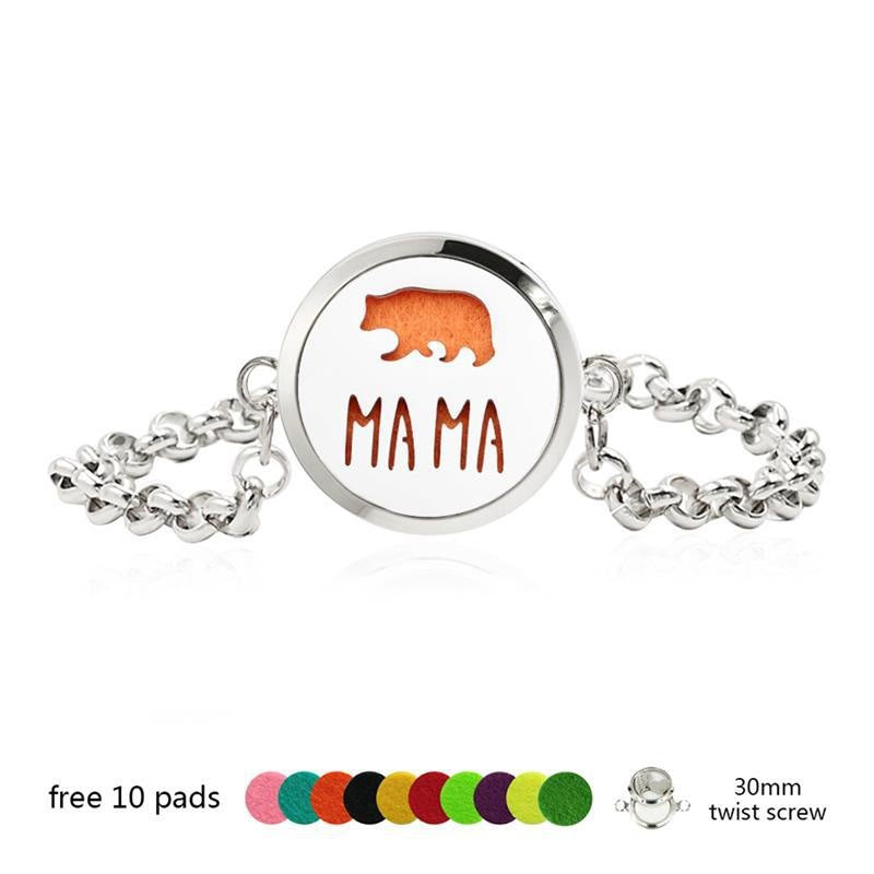 Bracelet Stainless steel aromatherapy cartoon bracelet AOXI002