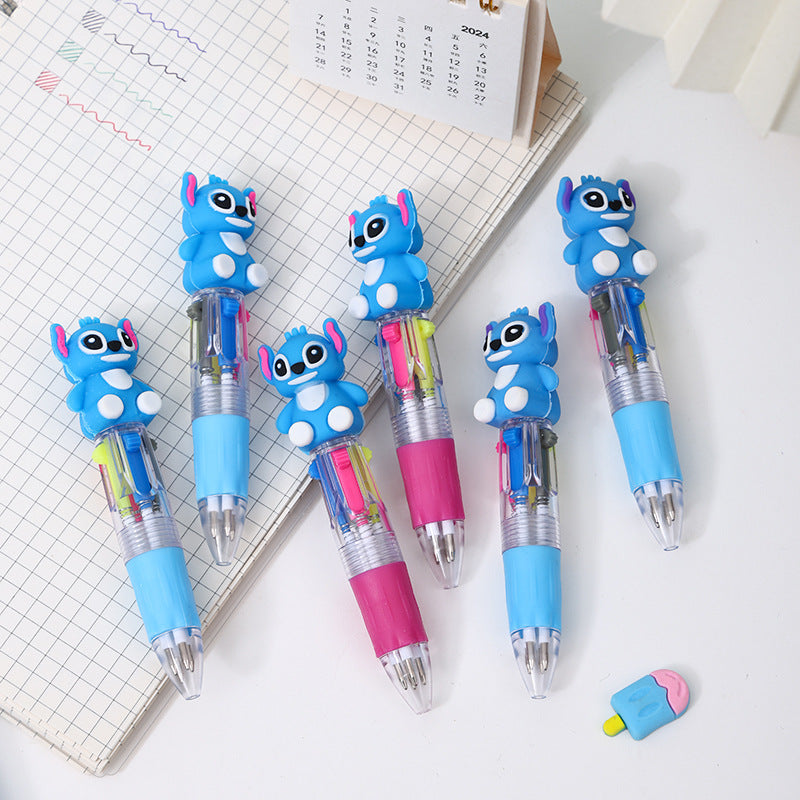 Plastic cute blue doll neuter pen 36PCS MIC-XingC021