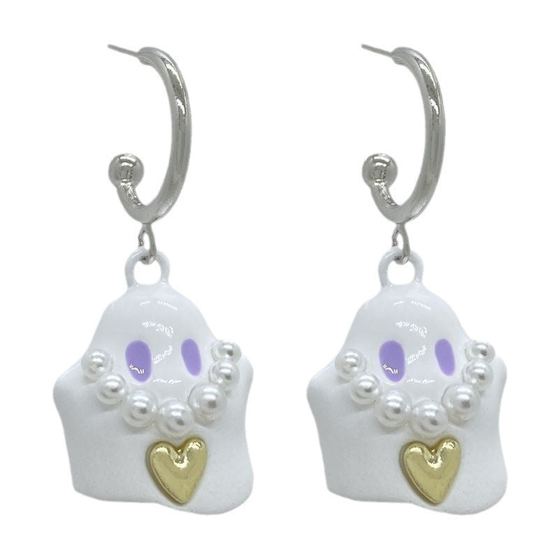 Alloy Cute Ghost Earrings MYA-SanY001