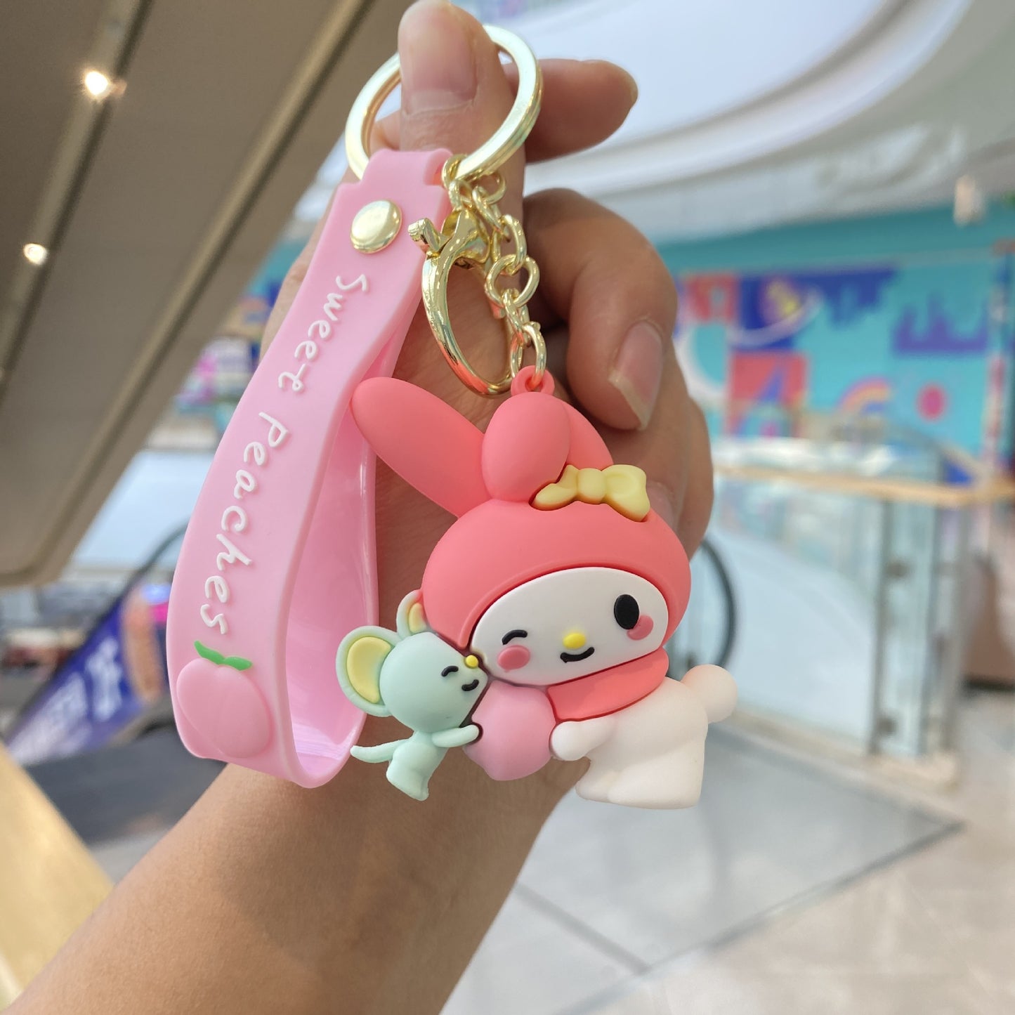 PVC cartoon cute pet cute keychain MIC-PengY045