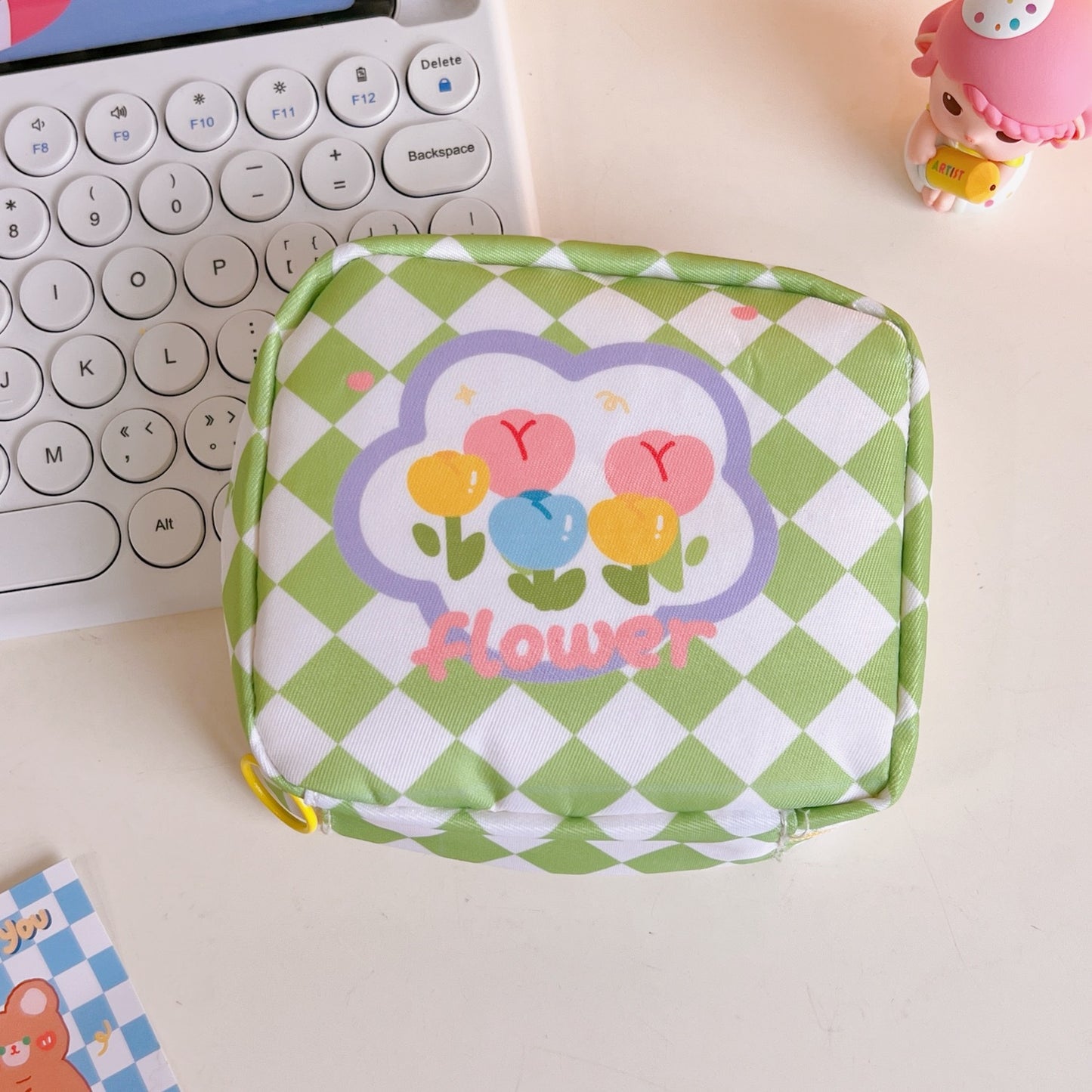 Nylon Tulip Checkerboard Storage Bag (Minimo de Compra 2) MIC-TenY011