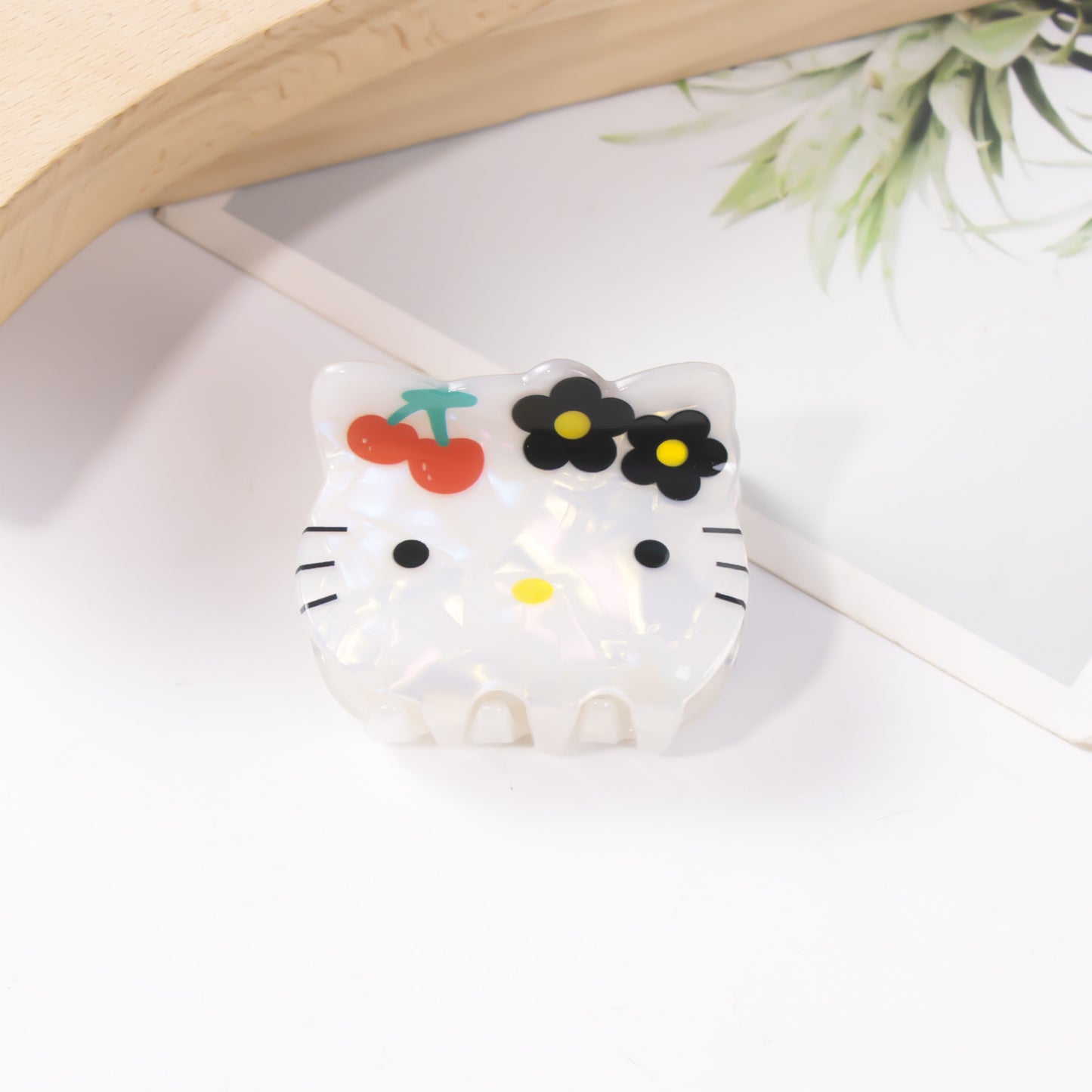 PVC cartoon cat hair clip MIC-GLS006