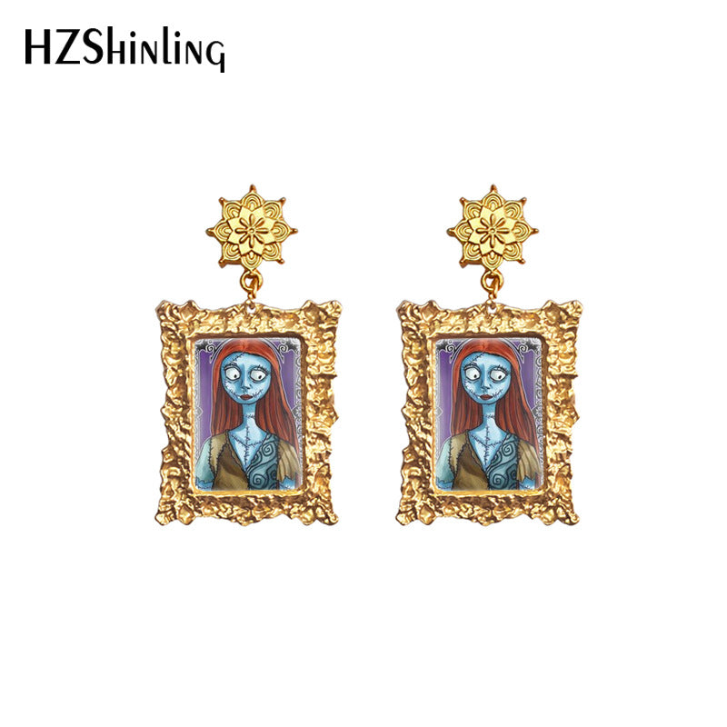 Alloy American Independence Day Earrings (Minimo de compra 5) MYA-XiangL060