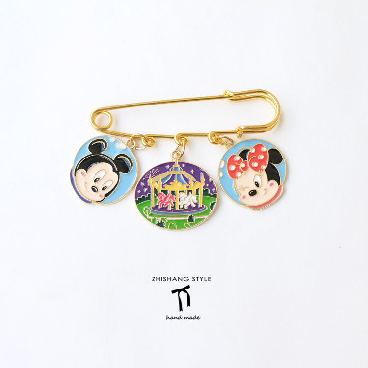 Alloy Japanese cartoon brooch (Minimo de Compra 2) MIC-ShangS014