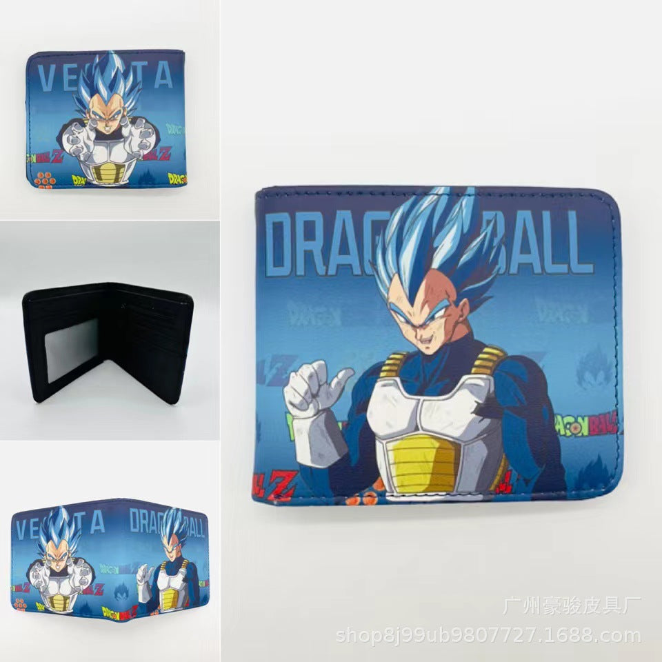 PU Seven Dragon Ball Short Wallet MIC-HaoJ010