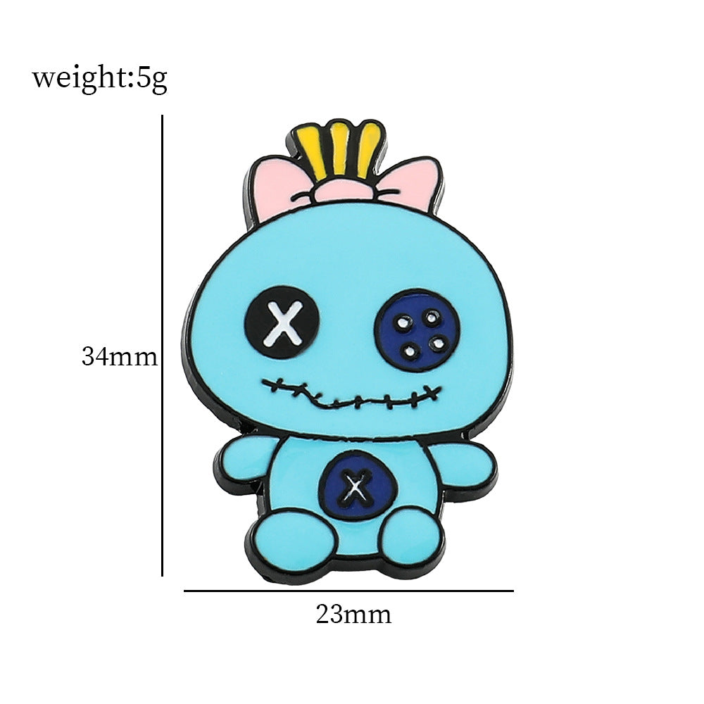 Alloy cartoon cute brooch (Minimo de compra 2) MIC-ZhuoL002