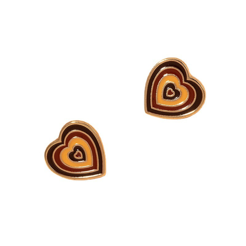 Alloy Fashion Love Earrings (Minimo de compra 2) MIC-HLM002