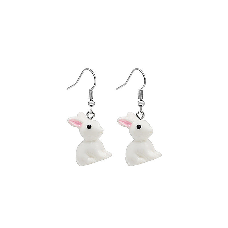 Alloy animal fried egg earrings MIC-MDD007