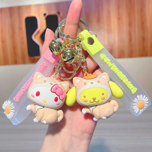 PVC cute transformation keychain MIC-JinG021