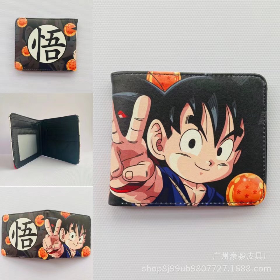 PU Seven Dragon Ball Short Wallet MIC-HaoJ010