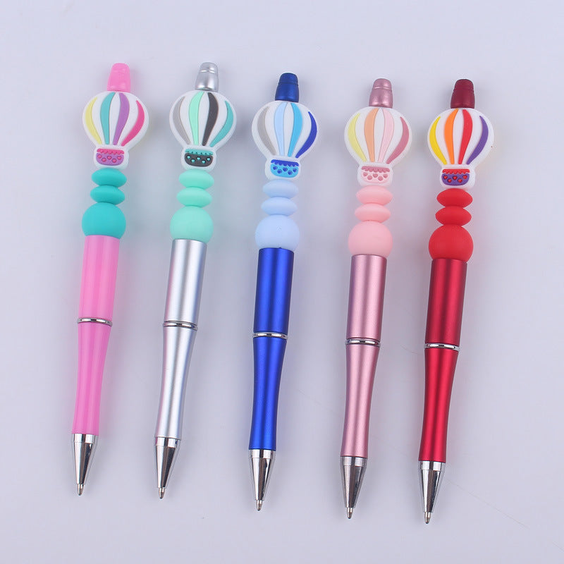 Creative Handmade Silicone Hot Air Balloon DIY Bead Pen GuangTian001