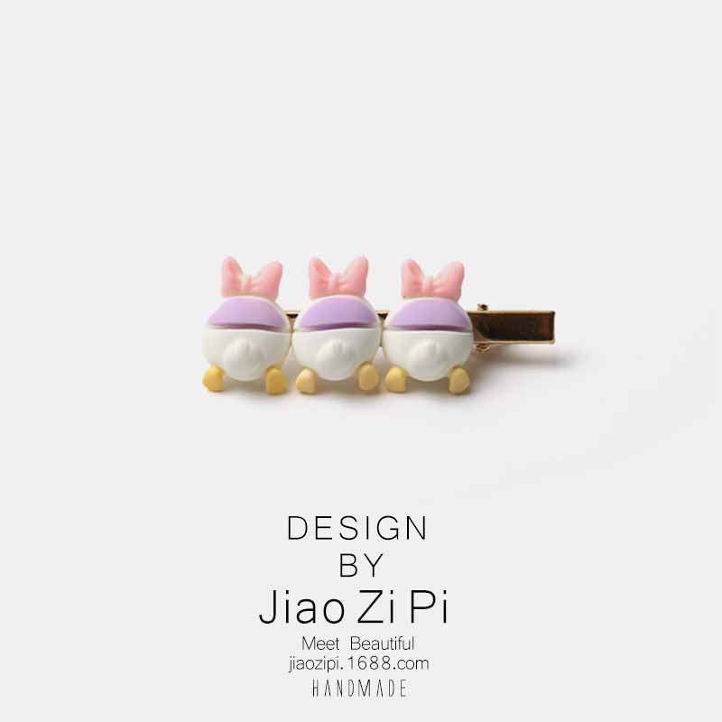 Resin cartoon animal PP hair clip (Minimo de Compra 2) MIC-JZP001