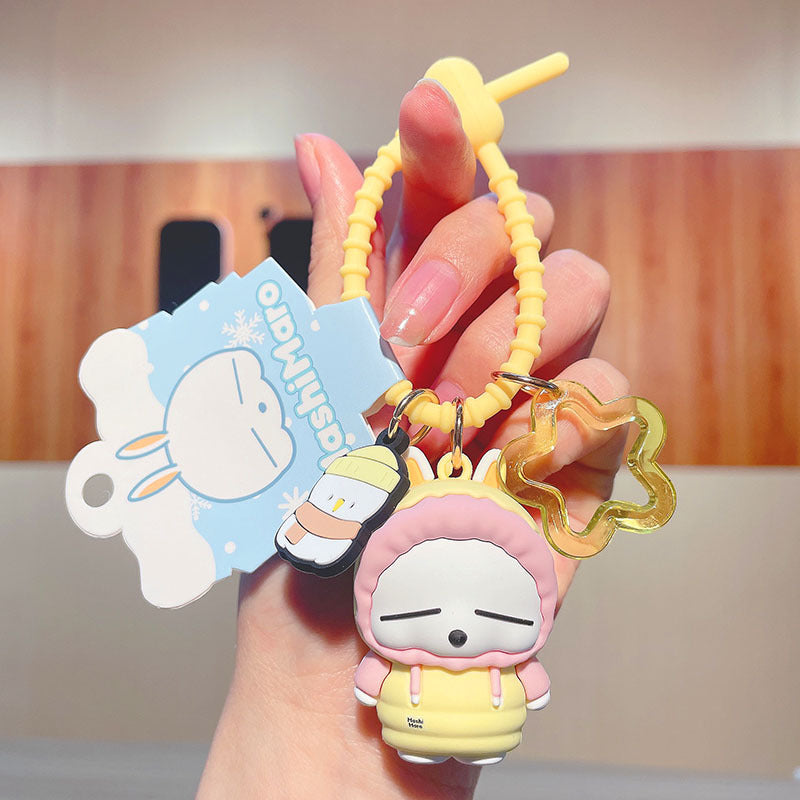 PVC cute rogue rabbit keychain MIC-JinG010