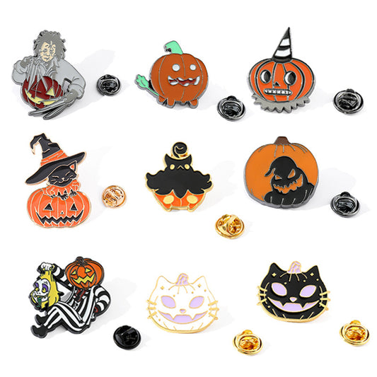 Alloy Halloween pumpkin brooch (Minimo de Compra 2) MIC-ShengY042