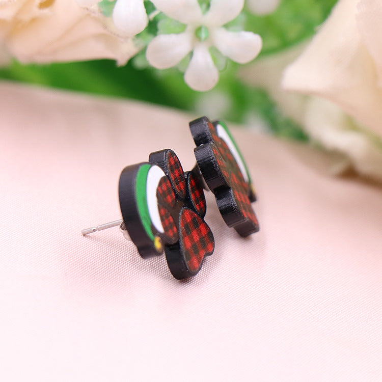 Acrylic Love Cat Claw Earrings (Minimo de compra 5) MIC-XiaoY059