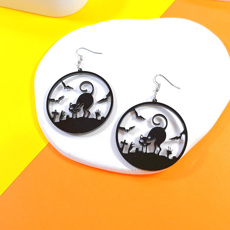 Acrylic New Halloween Collection Earrings PinH015