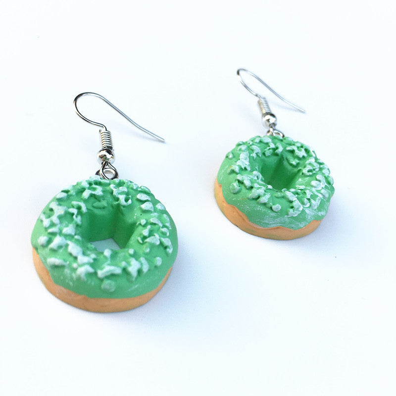 Acrylic New Donut Earrings (Minimo de Compra 2) MIC-ChouT037