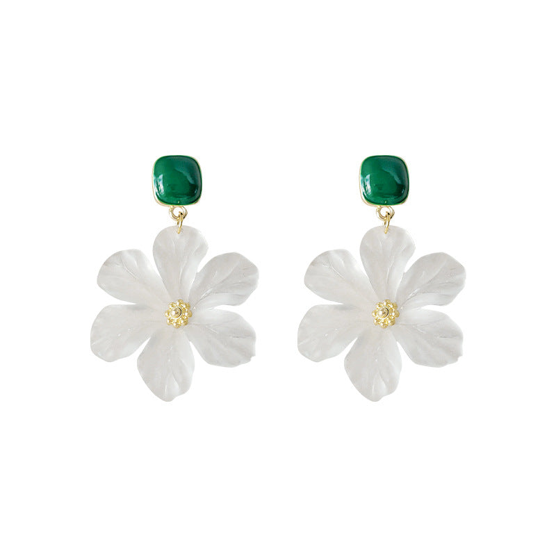 Alloy minimalist flower earrings MIC-LiangM001