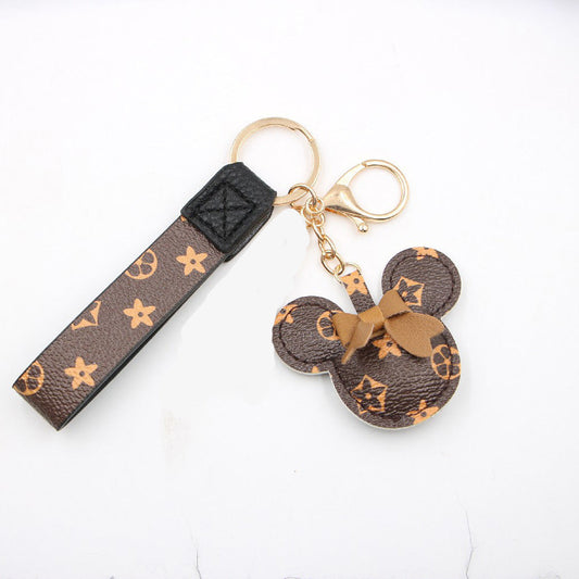 PU Leather Bow Keychain MIC-Zuge041