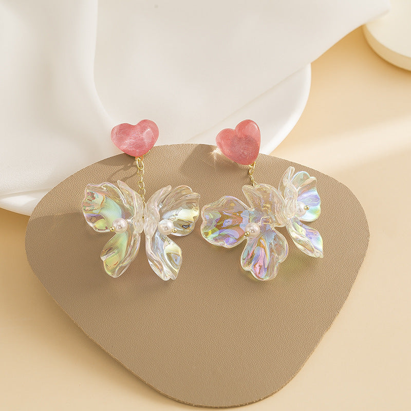 Alloy Love Flower Earrings MIC-ShiQ003