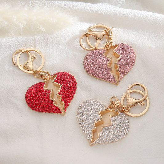 Diamond Heart keychain  (Minimo de compra 2) MIC-ChaoK007