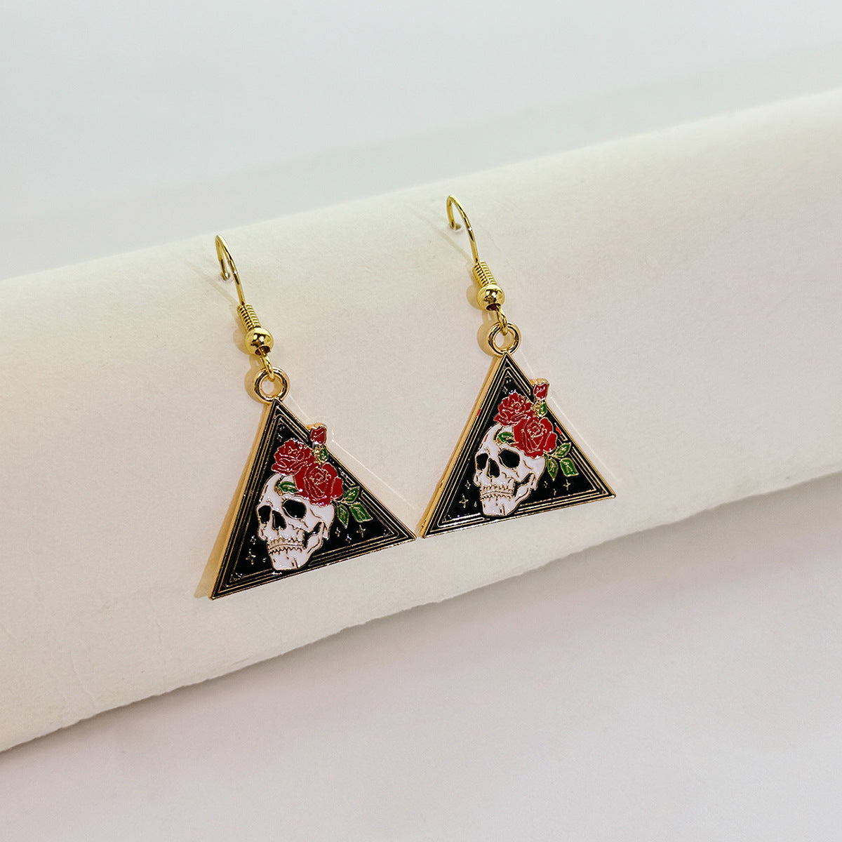 Alloy funny skull earrings MYA-MDD185