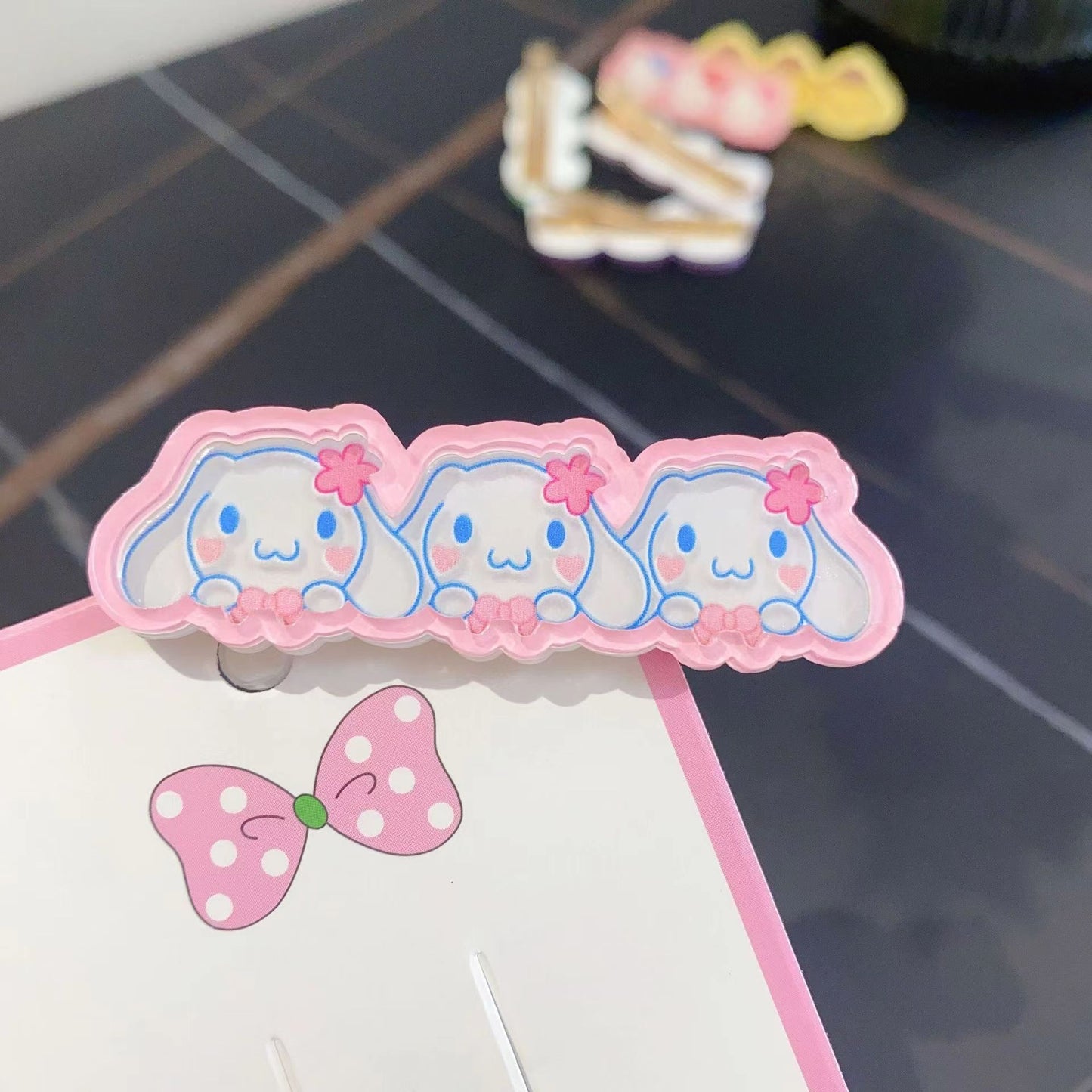 Plastic cartoon cute hair clip (Minimo de Compra 2)  MIC-YingZ004