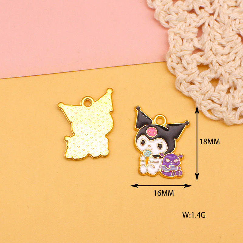 Alloy cartoon small animal pendant (Minimo de Compra 10) MIC-JingX017