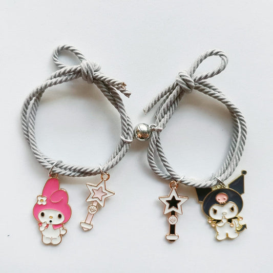 Love Magnetic Cartoon Bracelet Cute Small Rubber Band Bracelet YQS001