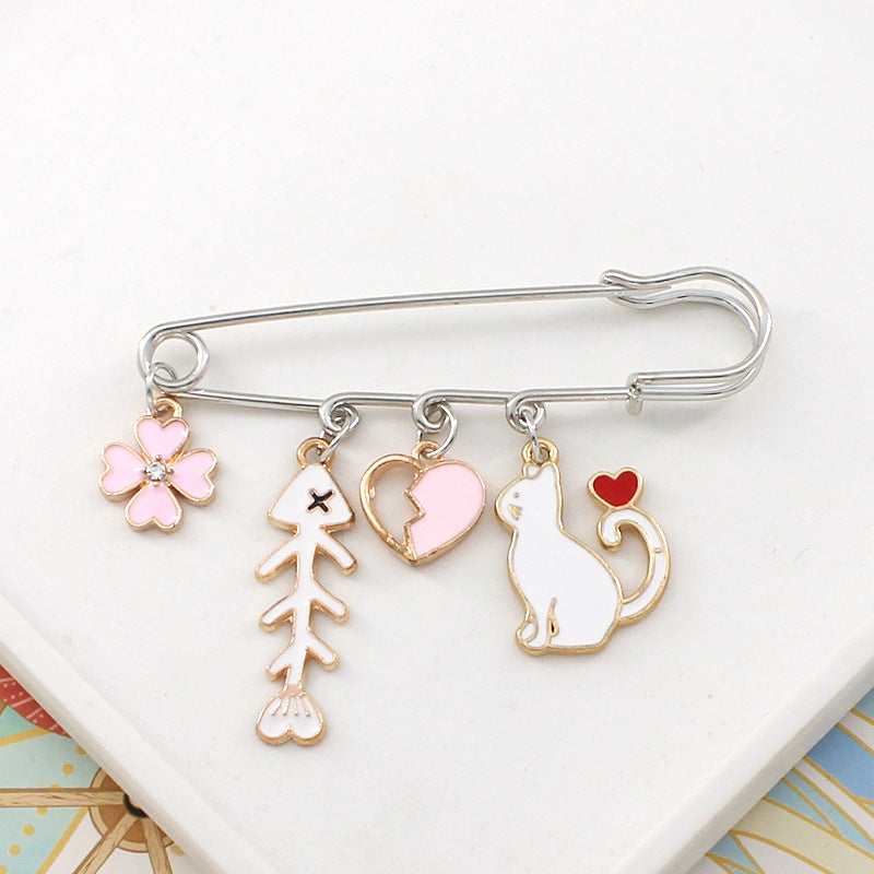 Alloy cartoon animal brooch (Minimo de compra 2) MIC-LiY005